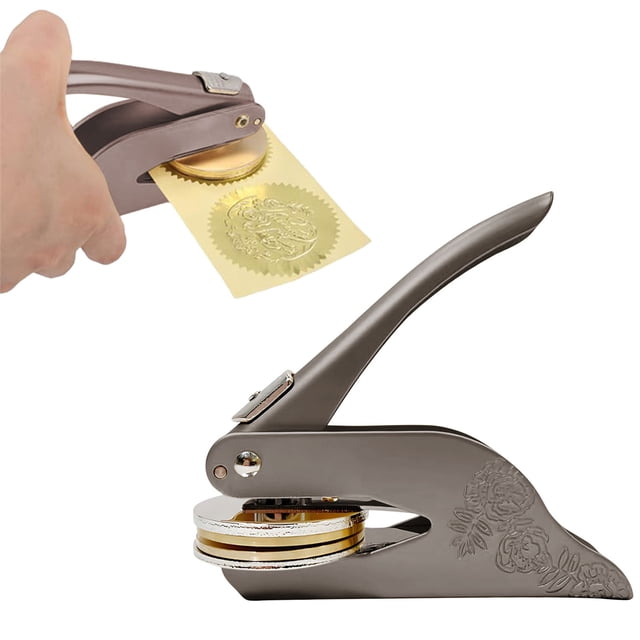 Cqxid Office&Craft&Stationery Under $30 Book Embosser Personalized Custom Embosser Stamp With Your Name Or Design From The Library Of Book Belongs To Personalized Gift