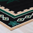 thumbnail image 5 of Allstar Black/ Green Woven Marijuana Leaf Printed Rug (5' 2" X 7' 1") - 5'2 x 7'1, 5 of 5