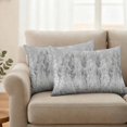 thumbnail image 2 of Grey Vintage Outdoor Pillow Covers, Waterproof Decorative Throw Pillowcases Set of 2, Modern Abstract Art Oil Paiting Couch Cushion Cases with Zipper for Outside Patio Garden Sofa 20"x12", 2 of 9