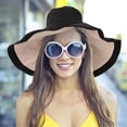 thumbnail image 4 of Hytrove Sombrero Plegable Mujer Con Extra Ancha Para Sol Moderno En Color Negro, 4 of 7