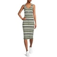 thumbnail image 2 of No Boundaries Juniors Striped Bodycon Dress, 2 of 5