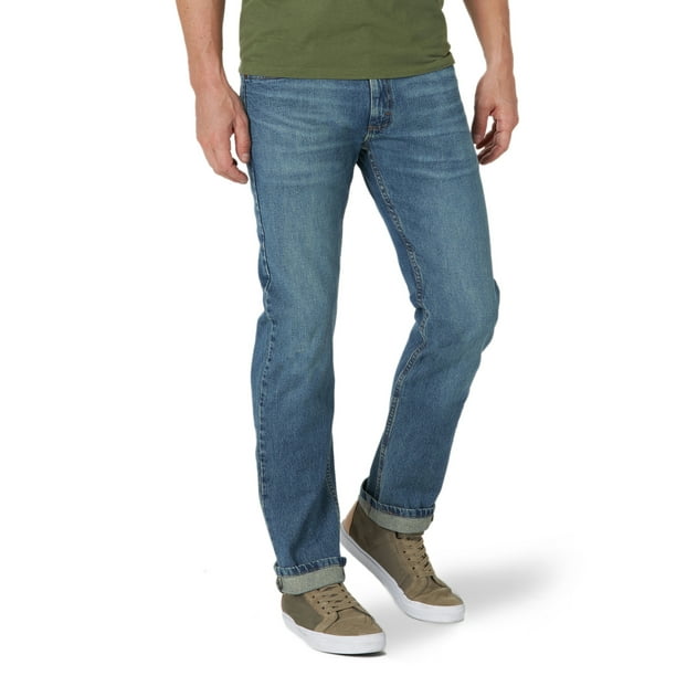 Lee Men's Legendary Denim Five Pocket Slim Straight Jeans - Walmart.com