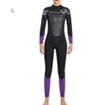 thumbnail image 4 of Naiovety Trajes de neopreno cuerpo completo buena elasticidad espesado mantener caliente traje de buceo deportes acuáticos profesionales accesorios Deportes acuáticos mujer negra L Naiovety OD020701-10, 4 of 6
