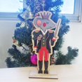 thumbnail image 3 of Figuras de madera navideñas, esculturas artesanales, regalos de oficina para Año Nuevo. Ratón, 3 of 9