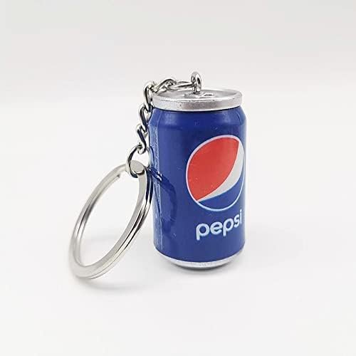 GHSDFBB Imitation Coke Beer Cans Keychain Men Creative Trinket Couple Cool Tide Bag Backpack Car Key Pendant Keyring Gift
