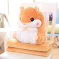 thumbnail image 1 of Jouets en Peluche Mignons de Hamster avec Couverture, 1 of 1