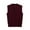 Wine, variant on Sweater Vest Women Sleeveless Classic V Neck Pullover Solid Color Knitted Tops Fall Winter Loose Outfits Fashion Lightweight Sweaters