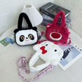 thumbnail image 4 of Sanrio-Bolso de hombro con dibujos animados para niños, de alta capacidad de felpa suave bandolera, regalo de cumpleaños, Hello Kitty, Cinnamoroll Melody, 4 of 4