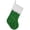 Green-christmas stocking, variant on MKOSPLRT Sequin Christmas Stocking, Red Sequined Xmas Stocking with Faux Fur Trim and Hanging Cord, Holiday Gift Bag for Fireplace Mantel, Tree and Home Decor