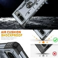 thumbnail image 6 of Case for Google Pixel 7 Pro Case Military Grade Drop Case with Kickstand Metel Ring Magnetic Holder Shockproof Protective for Pixel 7 Pro Phone Case (Gray), 6 of 9