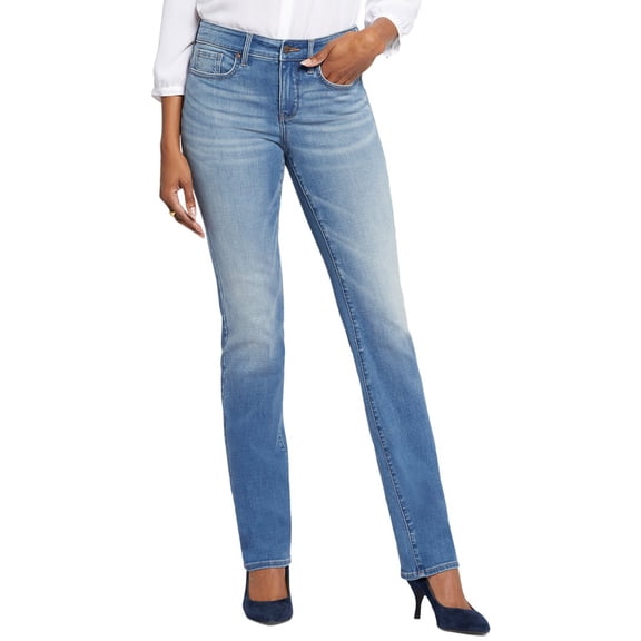 NYDJ womens  Petite Marilyn Maele Straight Leg Jean, 2P