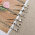 thumbnail image 1 of MERRYHAPY 50Pcs Sectioning Hair Clips Metal Silver Durable Salon Clips for Hair Styling, 1 of 6