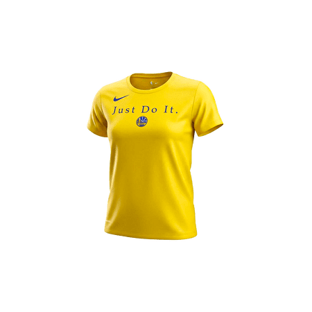 NIKE WOMENS NBA Golden State Warriors Just Do It T-Shirt Womens "Yellow" AQ6037 728 AQ6037 728 from Stadium Goods