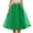 Green, variant on 1950s Vintage Knee Length Crinoline Petticoats for Women Tulle Skirts for Under Dresses 50s Clothing