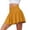 *Gold, variant on Women's High Waisted Yoga Skort with Pockets, Solid Color Athletic Skirt Shorts Orange,Womens Plus XL