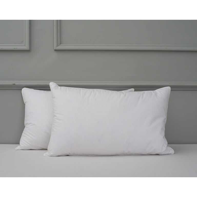 Downlite hotel style white goose down chamber clearance pillow