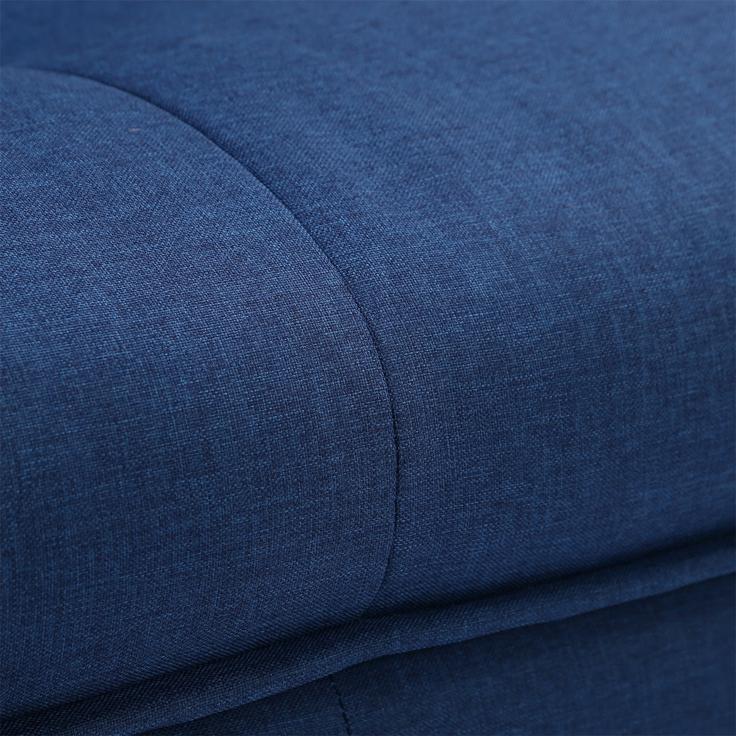 Kadyn 2-Seater Fabric Sofa Couch, Modern Loveseat Sofa with Pillow, Upholstered Linen Fabric Sofa for Living Room, Navy Blue Kadyn 2-Seater Fabric Sofa Couch, Modern Loveseat Sofa with Pillow, Upholstered Linen Fabric Sofa for Living Room, Navy Blue