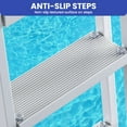 thumbnail image 4 of ModFusion 3-Step Detachable with Mounting Hardware, Aluminum Pontoon Boat Boarding Ladder, 4 of 12