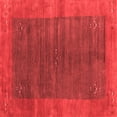 thumbnail image 1 of Ahgly Company Indoor Square Abstract Red Contemporary Area Rugs, 5' Square, 1 of 4