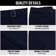 thumbnail image 4 of Beverly Hills Polo Club Girls School Uniform Pants Stretch Skinny Fit Pants 2 Pack, 4 of 7