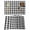 Black, variant on Christmas Buffalo Plaid Placemats Set of 6 Red and Black Checkered Place Mats Table Mats Kitchen Dining Home Outdoor Party Table Decoration