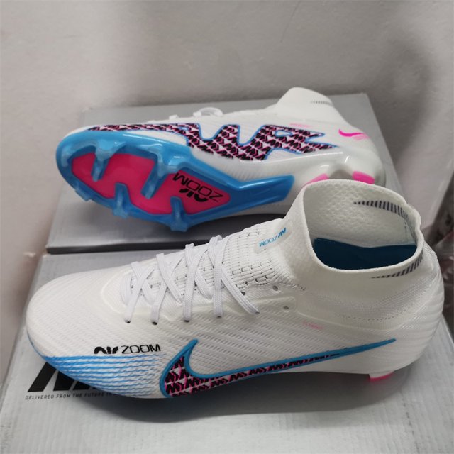 Futsal Kasut Bola Sepak Air Zoom Mercurial Vapor 15 Elite FG Zapatos De Fútbol Botas Para Hombre