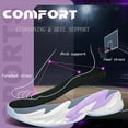 thumbnail image 3 of Bolognifi Men's High Top Basketball Shoes with Breathable Mesh Cushioning Support and Non Slip Sole Basketball Boots, 3 of 6