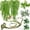 Green, variant on Smlper 3 Pack Reptile Plants Bendable Jungle Climbing Vine Terrarium Branch Flexible Plastic Leaves Hanging Pet Habitat Decoration for Bearded Dragon Lizard Gecko Frog Snake Tank Accessories Decor