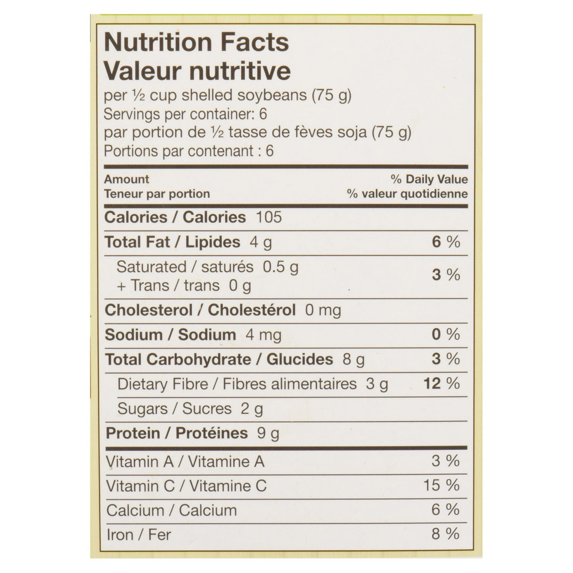 Jeunes fèves soja écossés Edamame de Nature's Classic Allen Family Foods 454g réchauffables au micro-ondes, 454g micro-ondes