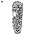 thumbnail image 1 of Full Arm Tattoo Stickers Crown Lion Waterproof Tattoo Stickers, 1 of 1