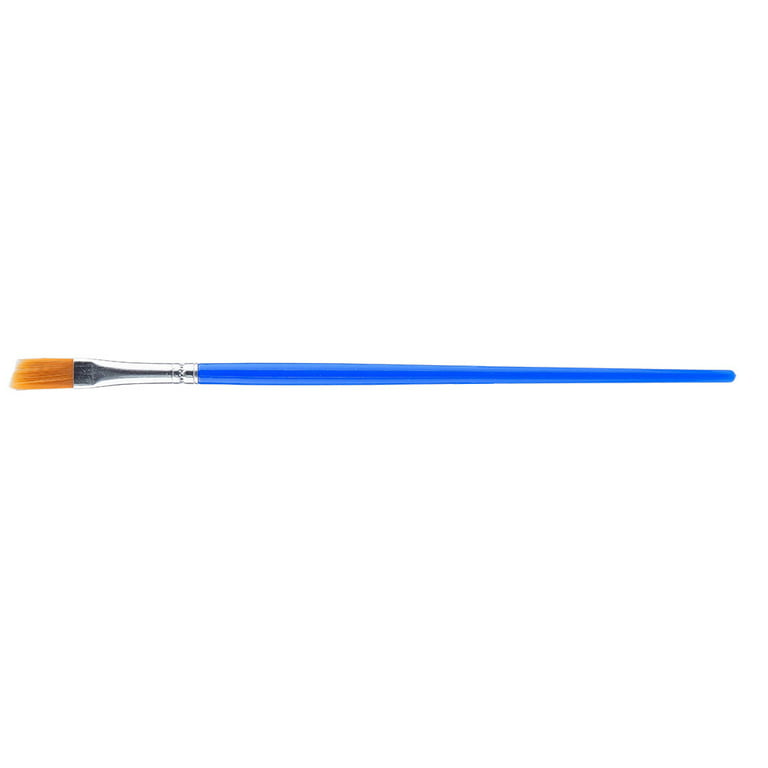 50Pcs Flat Paint Brushes with Nylon Hair Small Brush Bulk for Detail  Paint_EN