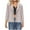Gray, variant on XWSHYW Womens Coats Fashion Solid Color 3/4 Sleeve Blazer Leisure Slim Fit Business Outfits for Work