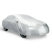 REGALWOVEN Waterproof Car Cover All Weather Paint Protective Cover 187 x 69 x 59inch, Silver Tone