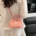thumbnail image 4 of Cuerpo Cruzado Elegante Bolso Hombro PU Al Aire Libre () Rosa, 4 of 9