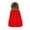 Red, variant on ZVNAΖH Winter Hats for Women Thick Cable Knit Faux Fuzzy Fur Pom Hats Skull Cap Cuff Beanie Knit Hats