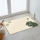 thumbnail image 4 of Alfombrilla Absorbente para Suelo, Tapete de Baño de Secado Rápido con Superficie Antideslizante, No Resbaladiza, Tierra de Diatomeas, 40x60 cm, para Baño, Ducha, Lavandería, 4 of 5