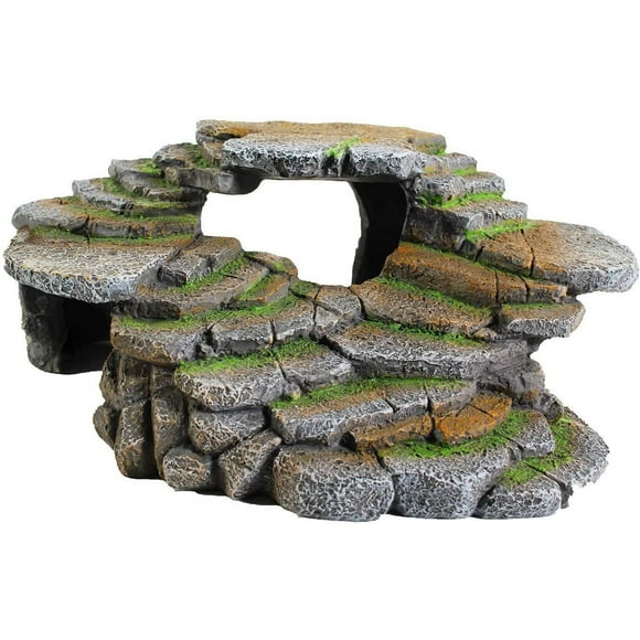 Penn Plax Shale Step Ledge Aquatic Decor