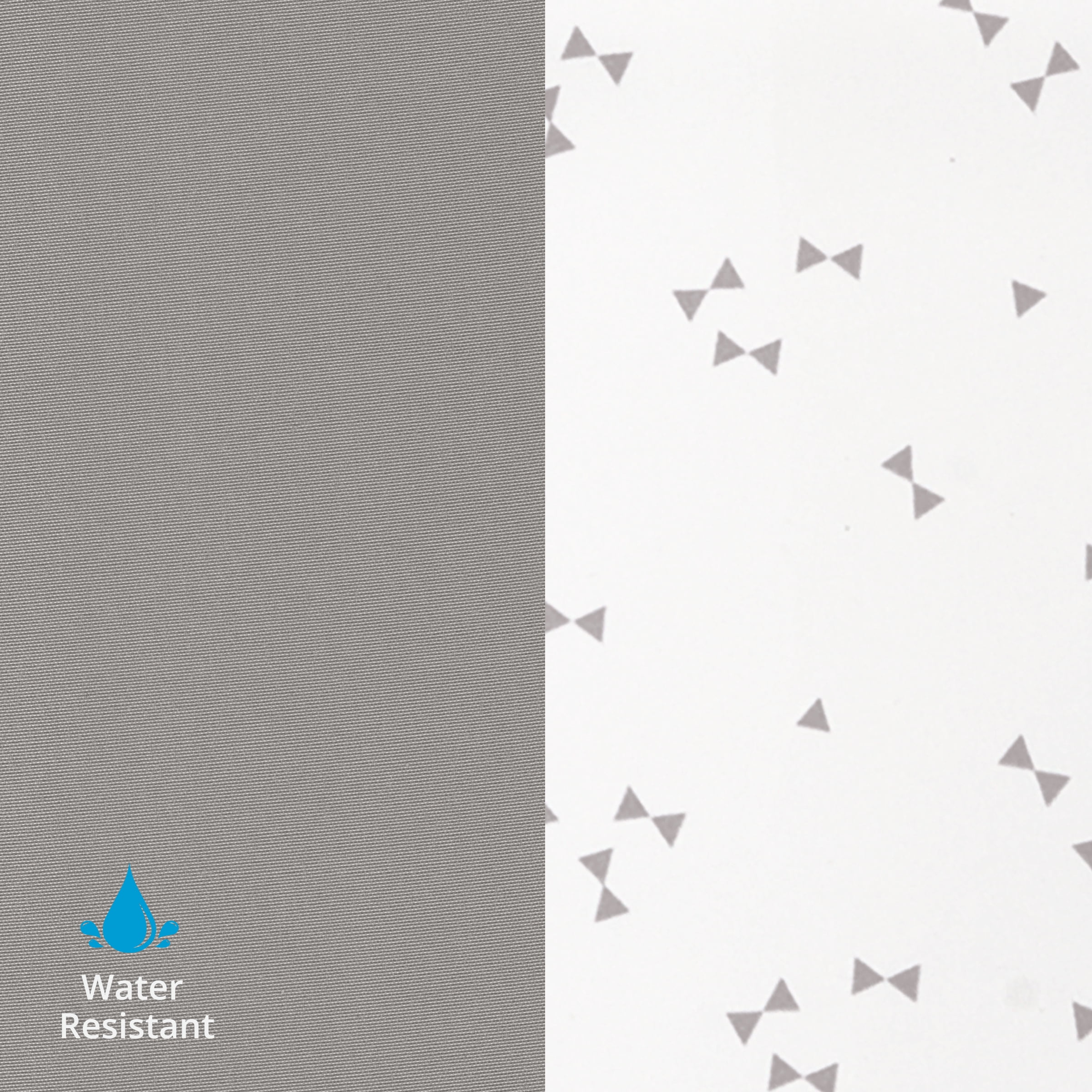 Chicco LullaGo Bassinet Sheets, Grey Triangle 2-Pack (Grey)