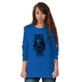 thumbnail image 3 of Butterfly Moth Spiritual Crystal Ball Women Plus Size Long Sleeve Graphic Tee Brisco Brands 2X, 3 of 4