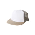 thumbnail image 1 of New 5 Panel Mesh Baseball Private Cap Hat, Khaki, 1 of 1