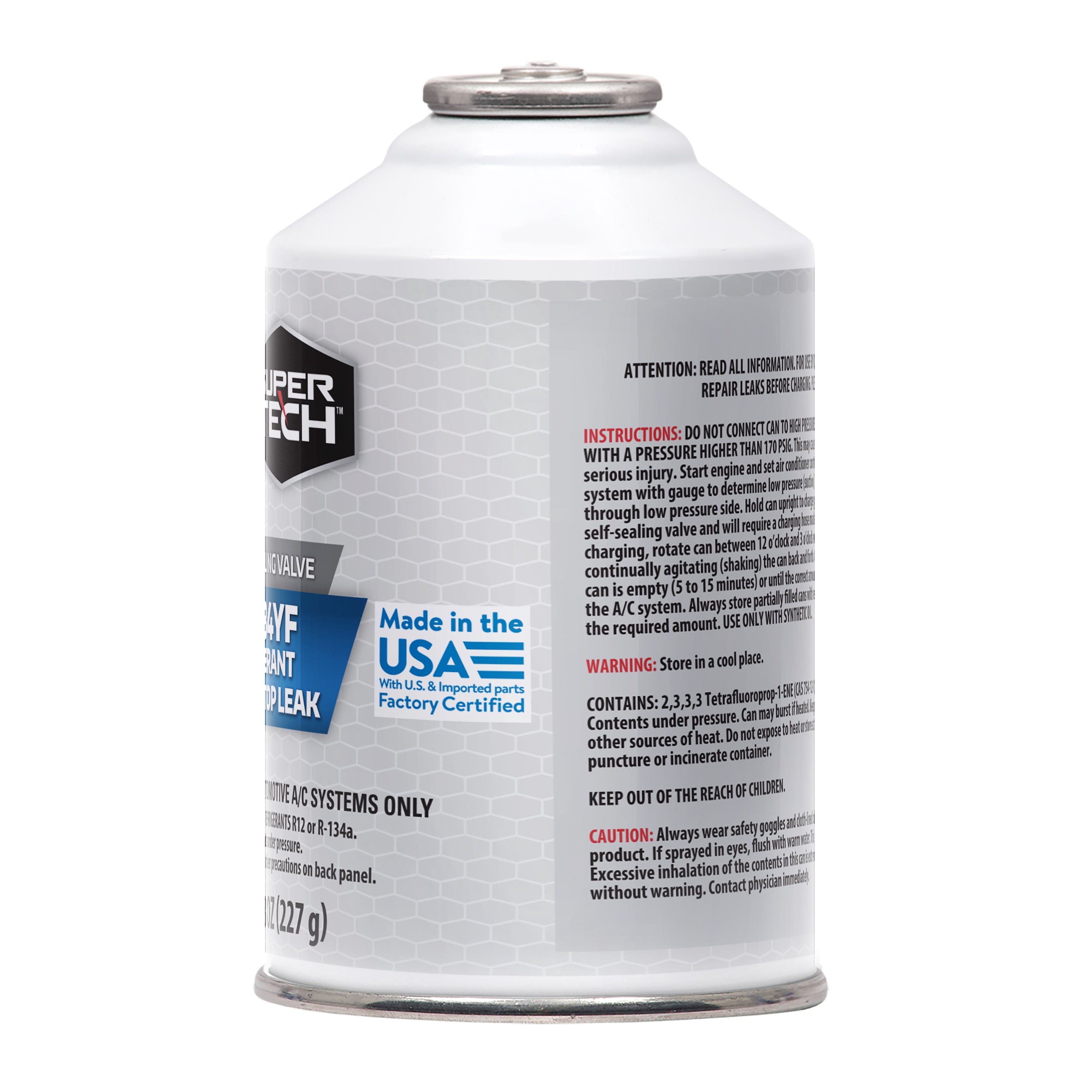 SuperTech YF Straight Gas with Stop Leak, 8oz Automotive