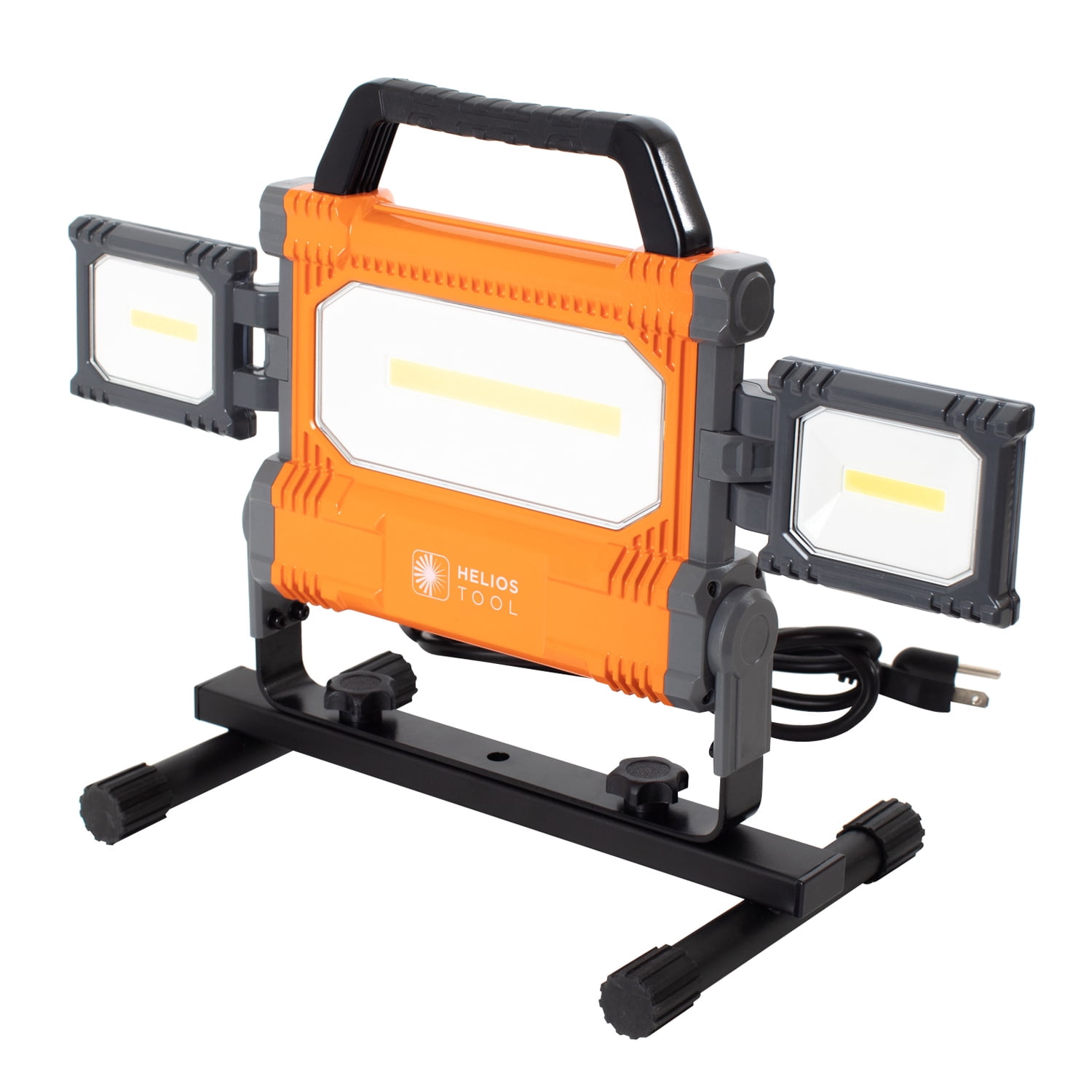 Helios Tool 5000 Lumen LED Worklight with Swivel Side Lights and Floor