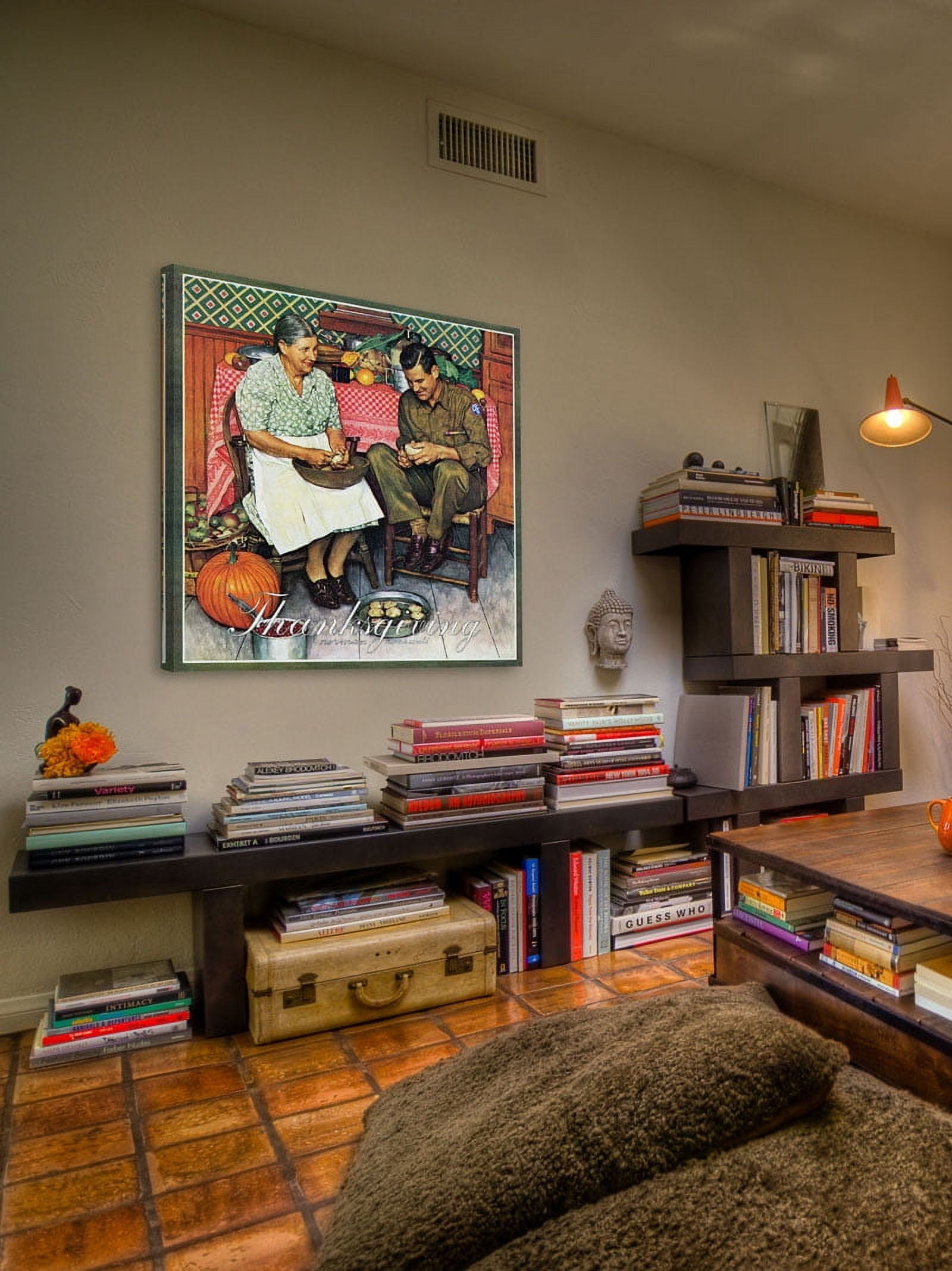 Marmont Hill "Home for Thanksgiving" by Norman Rockwell Painting Print on Canvas