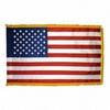 Annin Flagmakers 21500 3 ft. x 5 ft. US Flag - Colonial Nylon-Glo Fringed