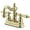 Polished Brass, variant on Kingston Brass KB1607AL Heritage 4 in. Centerset Bathroom Faucet, Brushed Brass