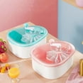 thumbnail image 4 of Baohd Fruit Cleaning Vegetable Washing Machine Rotating Drain Basket Leakproof Colander Scrubbing Kitchen Accessories Pink, 4 of 6