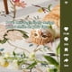 thumbnail image 5 of Alfombra lavable Jinchan, ovalada, floral, de 5 x 7 pies, 5 of 9