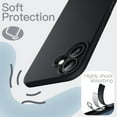 thumbnail image 3 of JETech Liquid Silicone Case for iPhone 17 6.3-Inch, Silky Soft Touch Full-Body Protection (Black), 3 of 6