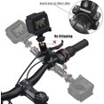 thumbnail image 4 of Action Camera Bike Handlebar Mount 360° Rotation Aluminum Motorcycle Mount Bracket for GoPro Hero 8/7/6/5/ Osmo Actioncam, 4 of 4
