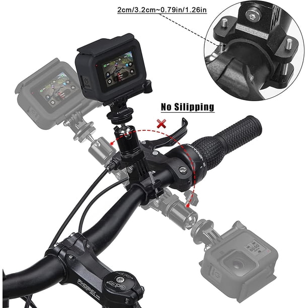 Combo Soporte para móvil de bicicleta con acoplamiento para Gopro